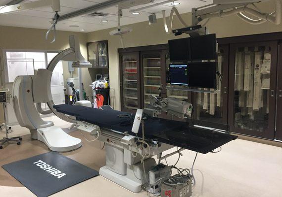 State of the art cath lab for performing minimally invasive procedures