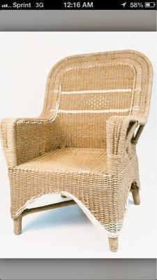 Wicker chair