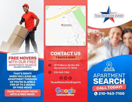 Free movers with our free apartment search!