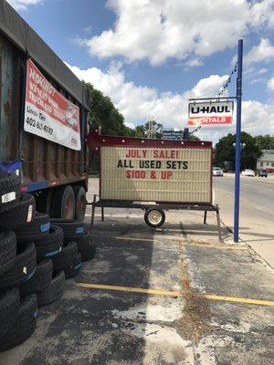 Lincoln Tire and U Haul