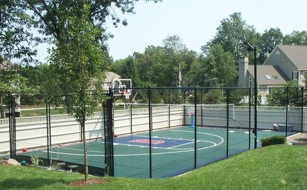 Backyard Basketball Court