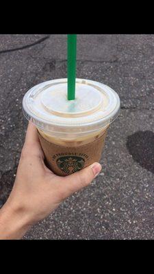 Iced Carmel macchiato