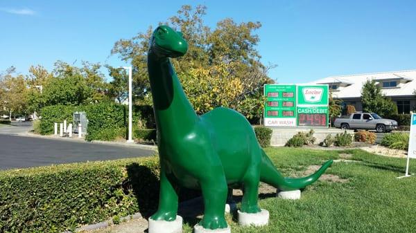 can't miss Dino out front!