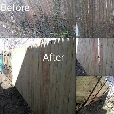 Fence replacement