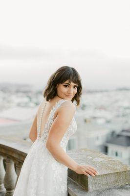 Bride at Flood Mansion