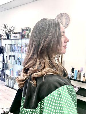 Balayage and style by Zhanna