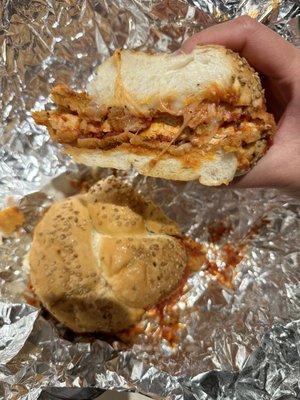 Chicken Parm sandwich