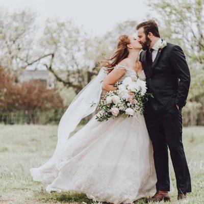 Cascade bridal bouquet