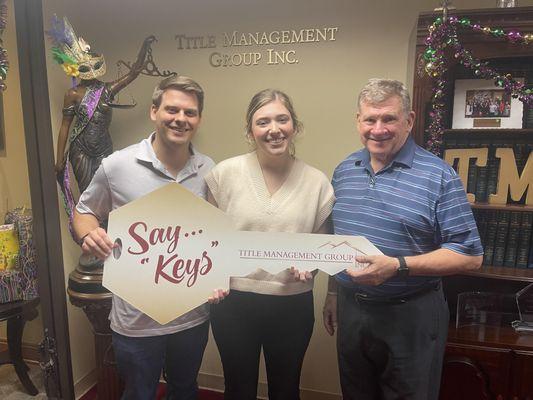 Congratulations to Alec and Emily Champaigne on the purchase of their home in River Ridge LA.  It was great working with you