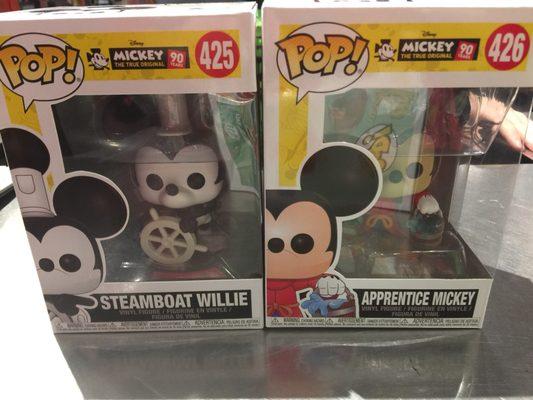 Was able to get the two new Mickey pops