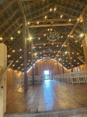 Upstairs of the Barn