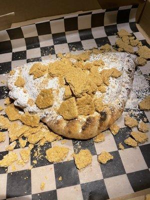 S'mores calzone