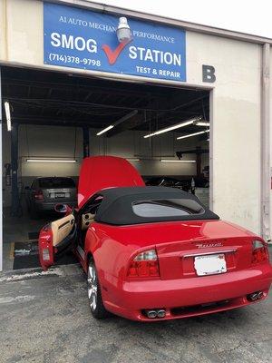 Smog Check Maserati