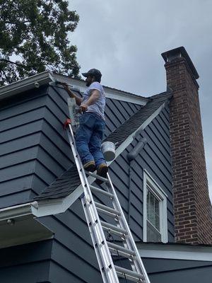 Exterior painting.