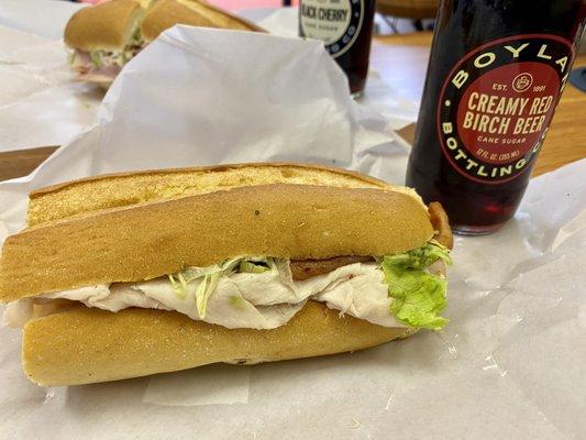 1/2 sub - Turkey club