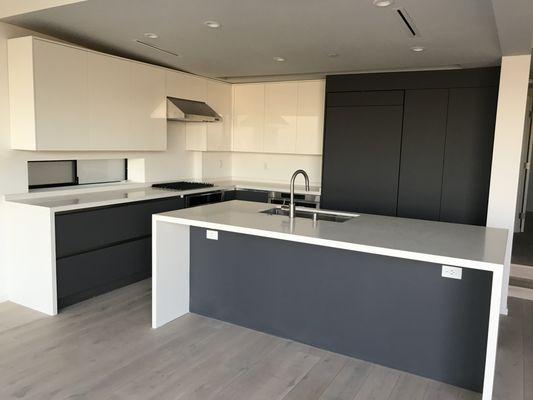 High Gloss v.s. Super matte Finish Kitchen Cabinets.