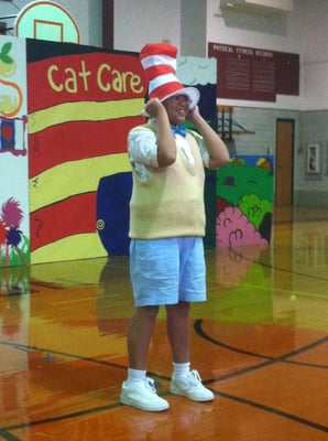 Seussical the Musical by the Jackson Middle School students. Pictured is Brandon playing the part of JoJo.