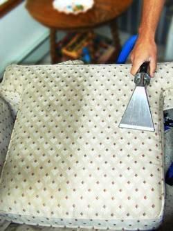 Before & After Upholstery Cleaning.  We can easily clean your upholstery when you schedule your carpet cleaning!