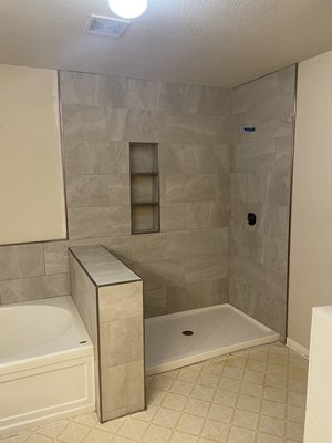 Shower installation