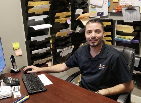 Carlos the store manager. The friendly face you will see every day up front.