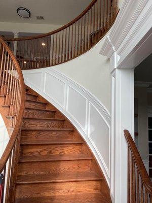 Our beautiful New staircase & Moldings