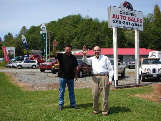 Terry Cooper owner of Cooper Auto Sales has been in the same location for 20 years