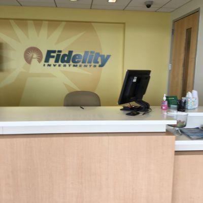 The front desk