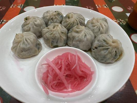 Tibetan chives momo!