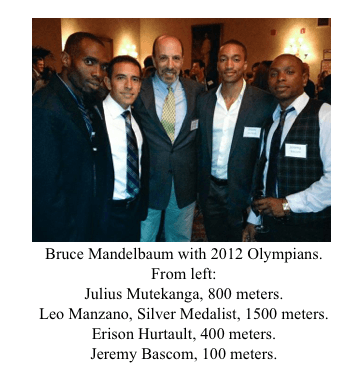 2012 Olympians with Bruce