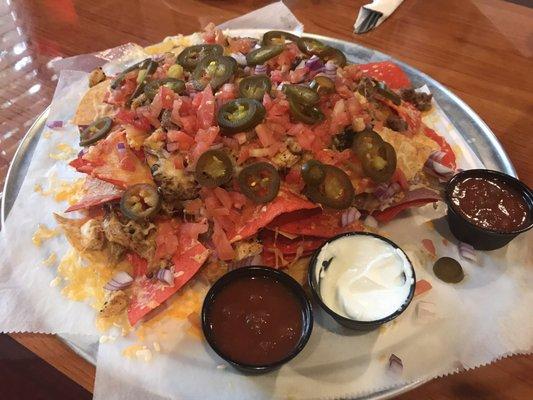 Nice plate of nachos