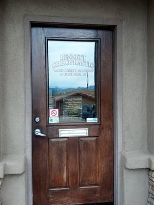 Bennett Clinic - front door