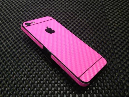 Pink carbon fiber