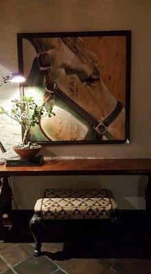 Sean Rush styling and original Equine Painting