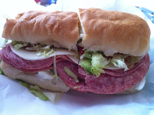 Italian sandwich! So good and, at under $6, a great price.