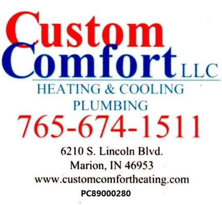 Custom Comfort Heating & Cooling