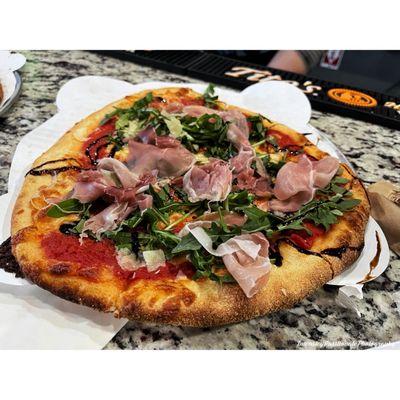 Prosciutto pizza | #intenselypassionatephotography