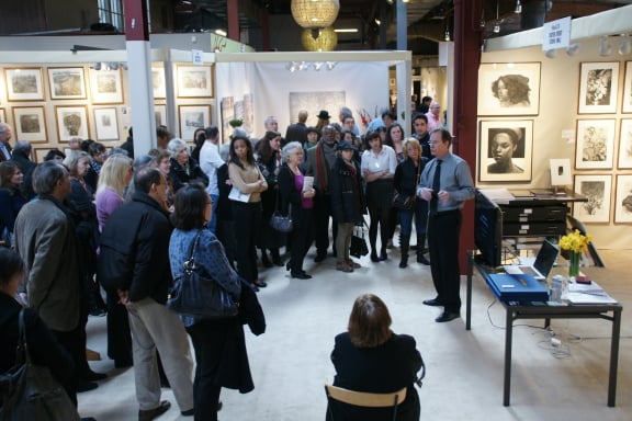 Booth talks and demonstrations are free with admission to the AD20/21 show.  Shown: The Boston Print Fair section.