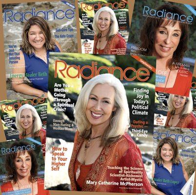 Radiance Magazine. Local to the Southern California area. Designed cover to cover and typeset all pages.