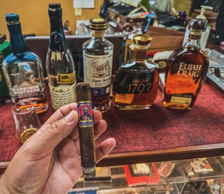 Cigar and bourbons