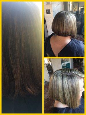 From long and drab to A-line and soft warm color !!