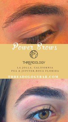 #powerbrows #hennabrows Instagram: @browsthatgowow Threading & Henna Brow Service. Last up to 14 days on skin and up to 6 weeks on hair.