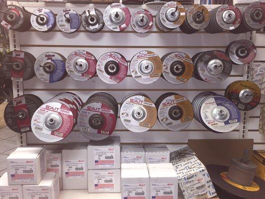 Cutting & Grinding wheels in various sizes and types