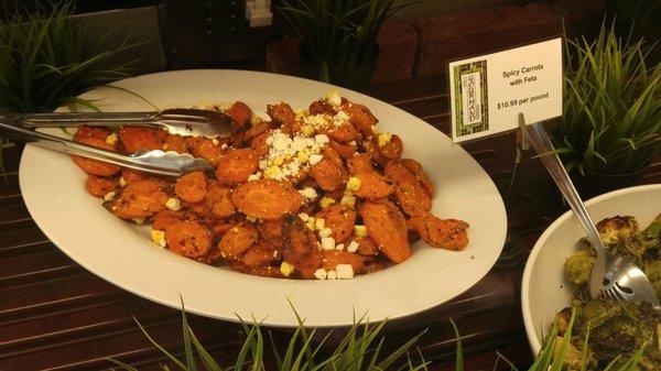 Spicy Carrots with Feta Cheese