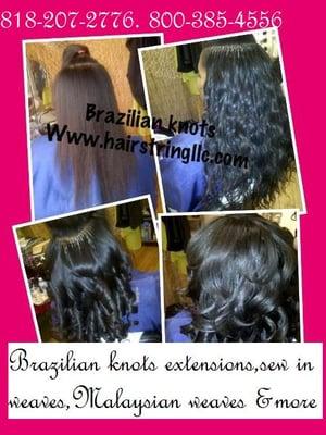 Brazilian knot-full head with brazilian hair.