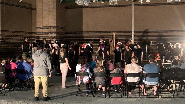 Performing Arts showcase during Magnet Night.