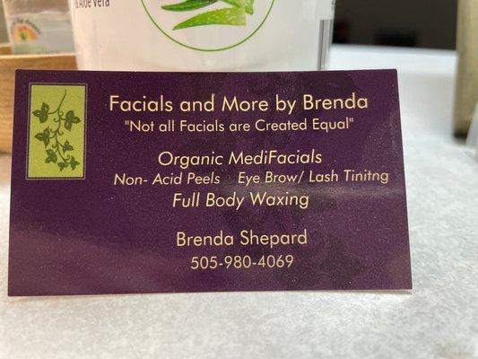 Facials and More By Brenda