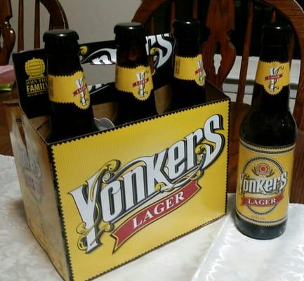 Support Local -- Drink Local!!!  Yonkers Lager ^Givin it a shot^