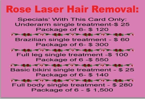 rose laser hair removal