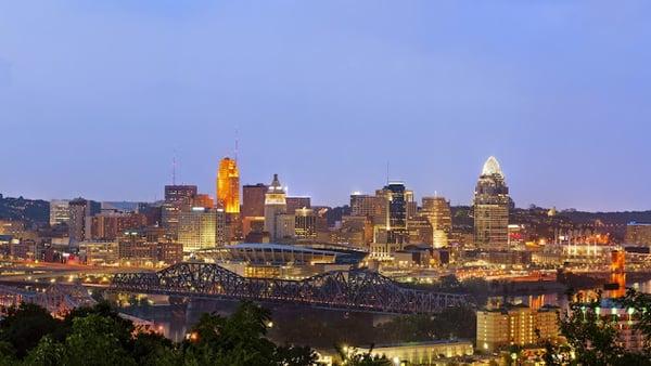 Beautiful Cincinnati Skyline