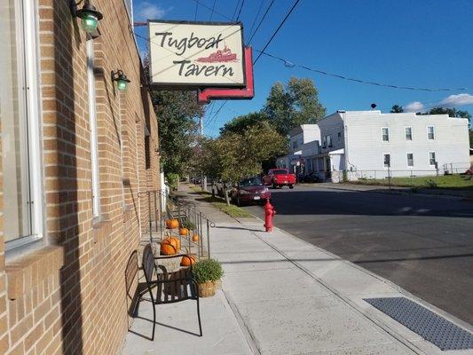 Front of restaurant